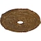 Ekena Millwork Attica with Rose Medallion (Canopies up to 4 1/2"), 26"OD x 3 3/4"ID x 1 1/2"P, Smokey Topaz Crackle CM26ATSTC - alternate 3